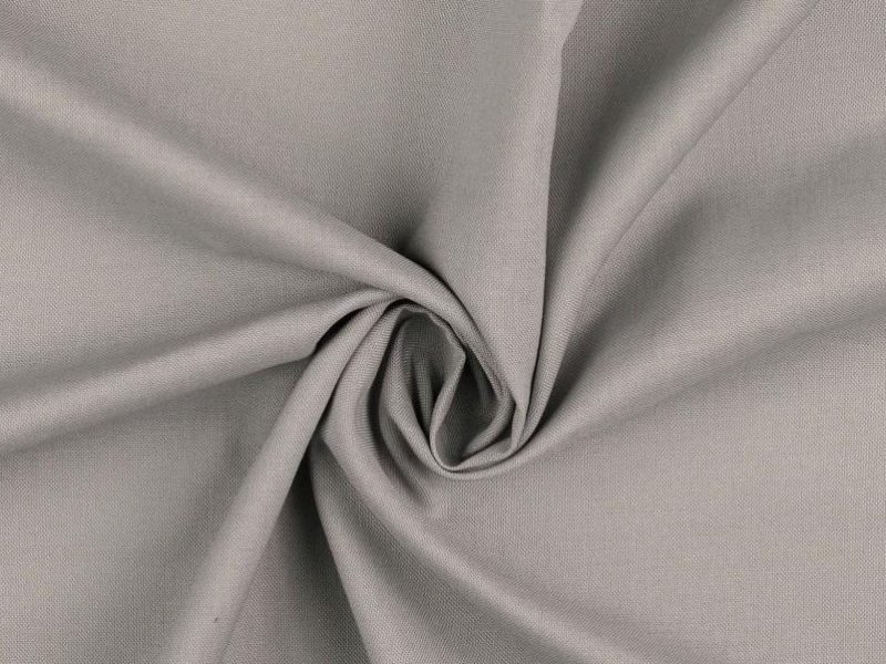 Baumwolle uni / grau