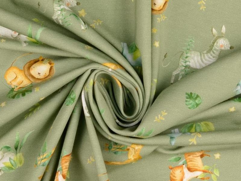 Jersey Dschungel Tiere Löwe Zebra