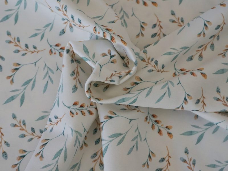 Baumwolljersey - Weidenzweig