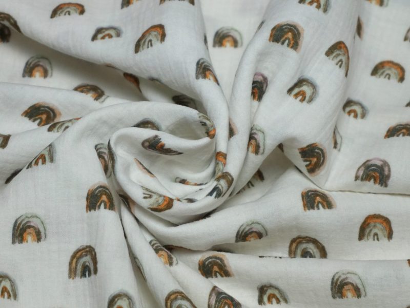 Musselin Regenbogen