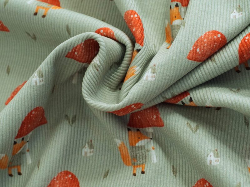 Ripp Jersey - Fuchs mit Pilz