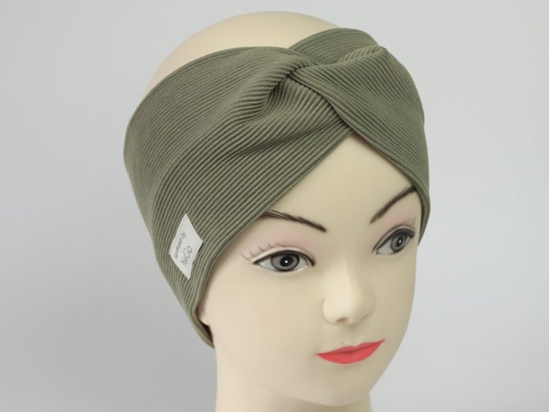 Stirnband / Haarband Ottoman Jersey olivgrün