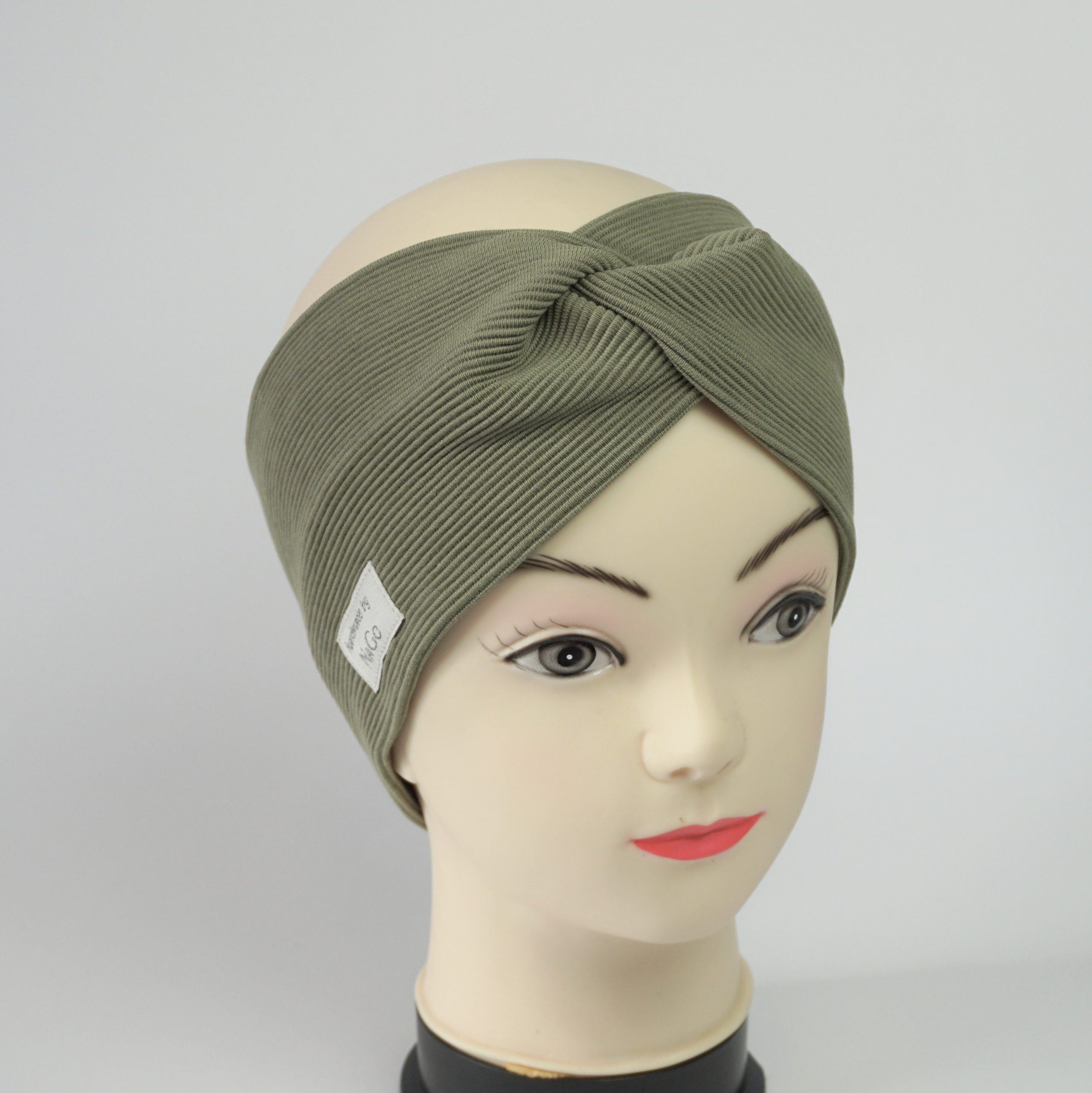 Stirnband / Haarband Ottoman Jersey olivgrün