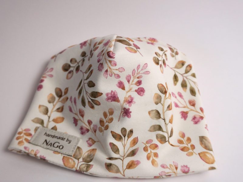 Beanie-Mütze Eukalyptus Baumwolljersey