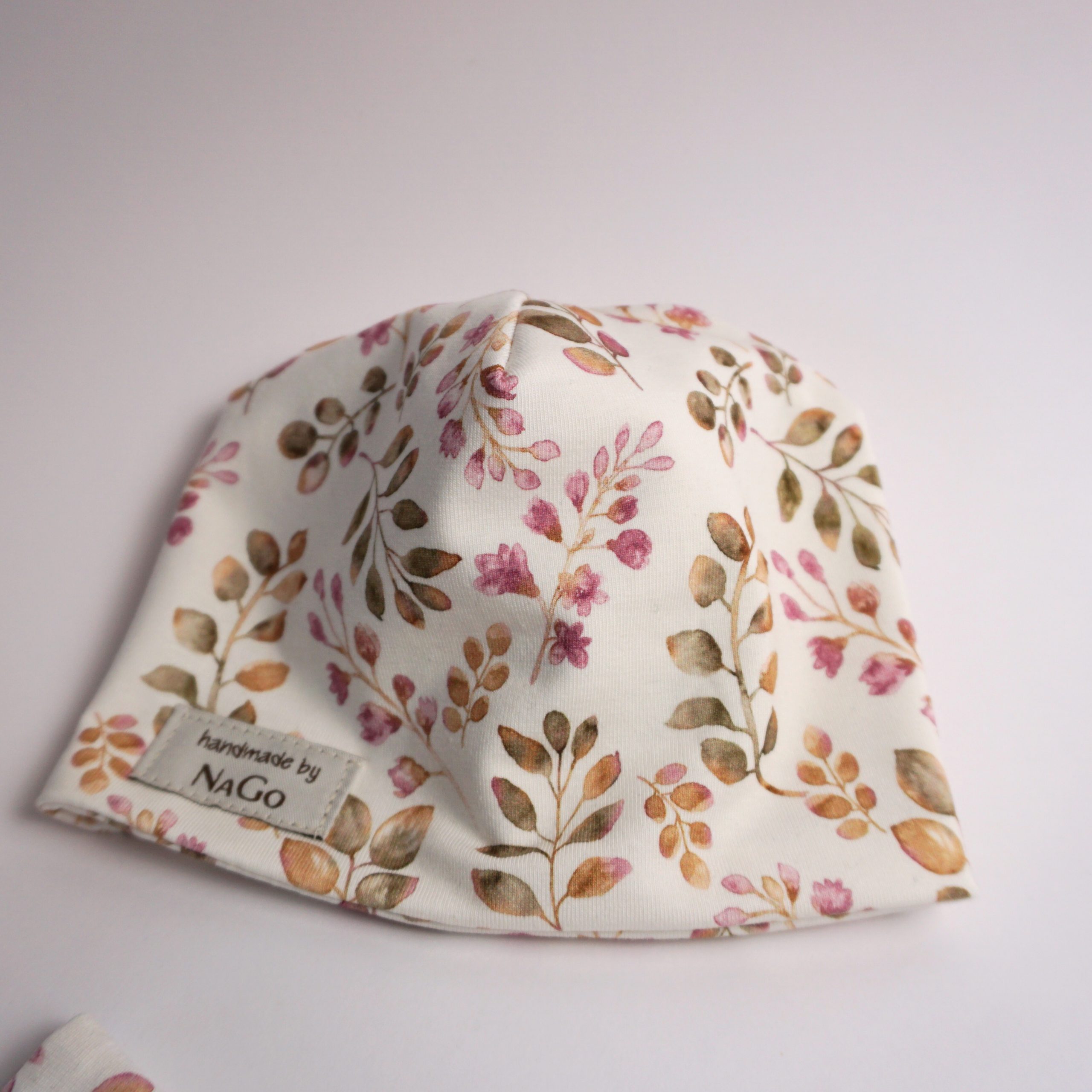 Beanie-Mütze Eukalyptus Baumwolljersey