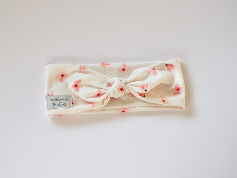 Stirnband / Haarband mit Schleife