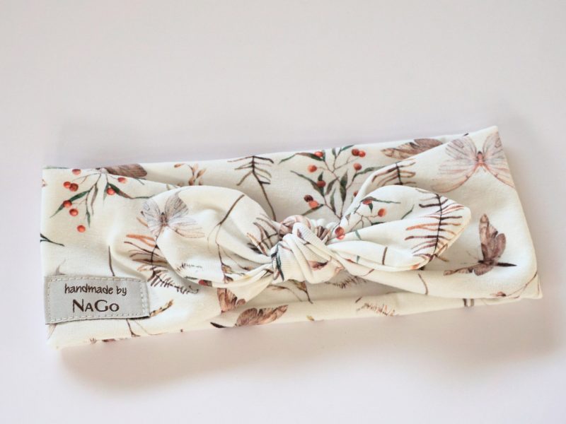 Stirnband / Haarband mit Schleife