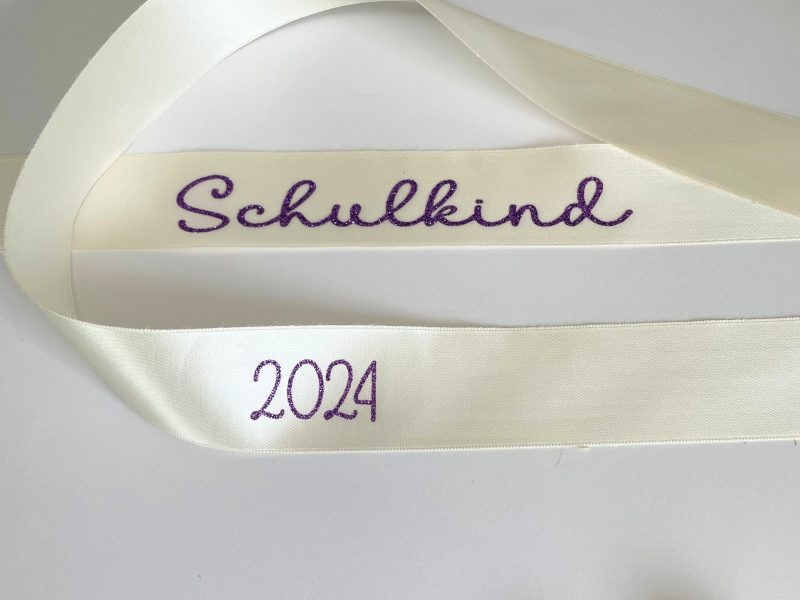 Satinband für die Schultüte