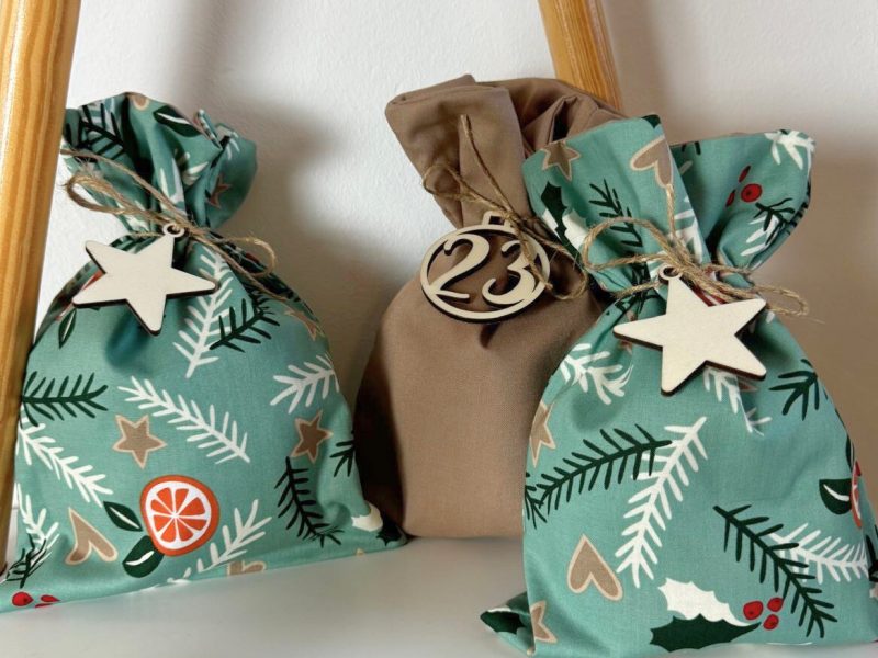 Adventskalender Säckchen (groß) zum Befüllen
