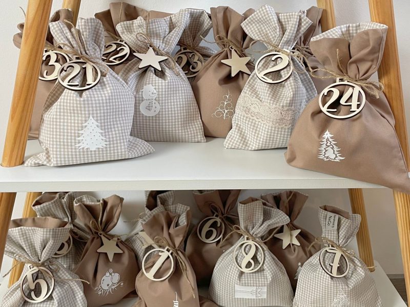 Adventskalender Säckchen (groß) zum Befüllen