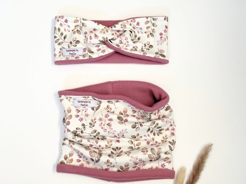 Warmes Stirnband & Loop als Set