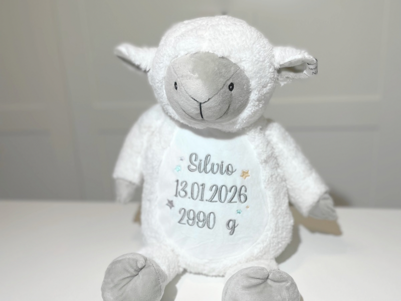 Kuscheltier Schaf (personalisiert)
